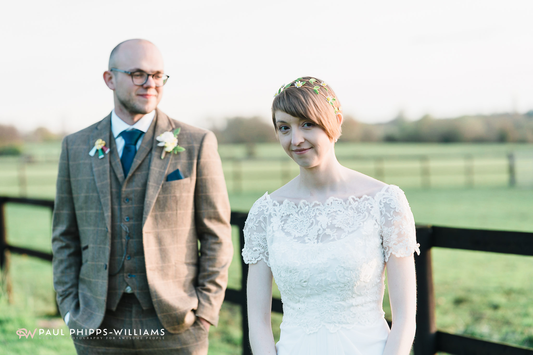 Golden hour at Barford Park Barn