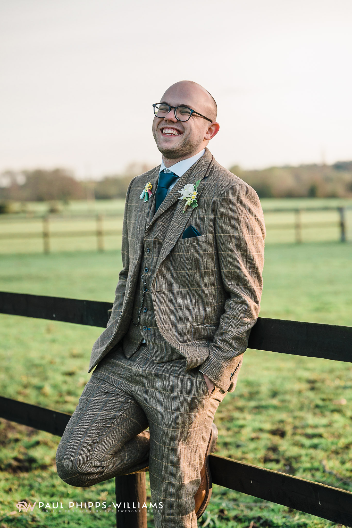 Golden hour at Barford Park Barn