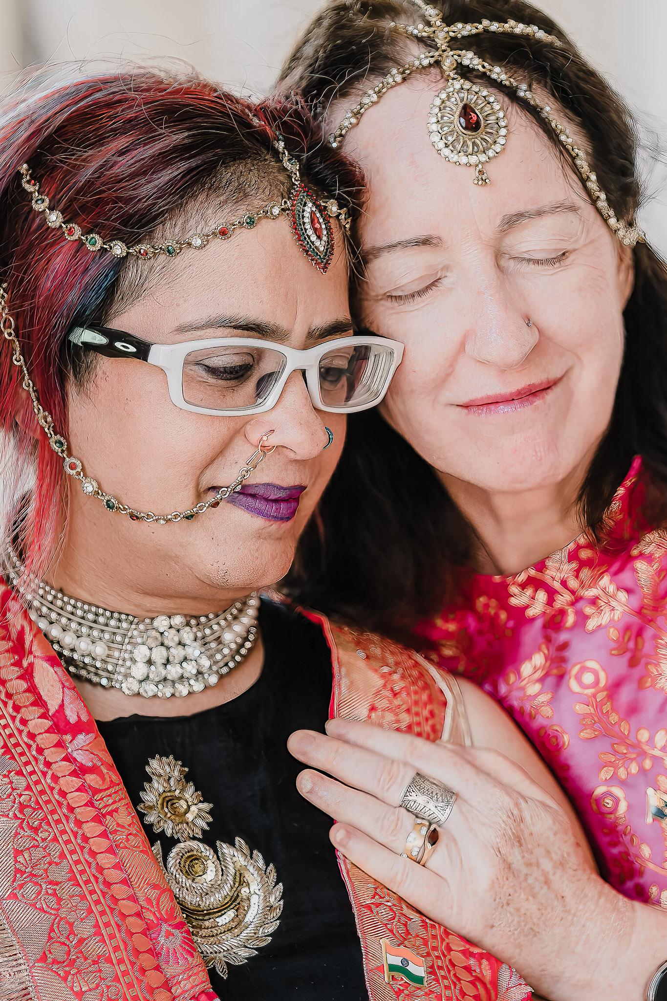 Raga D'Silva and Nicola Fenton at Hendon Town Hall