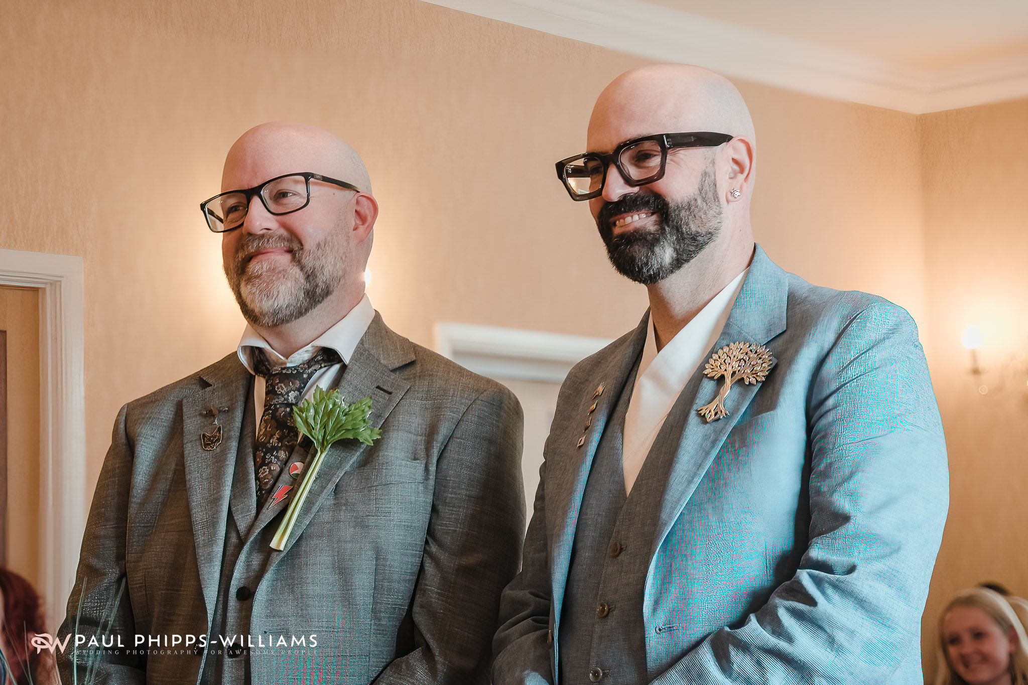 Two grooms in Derby registry office