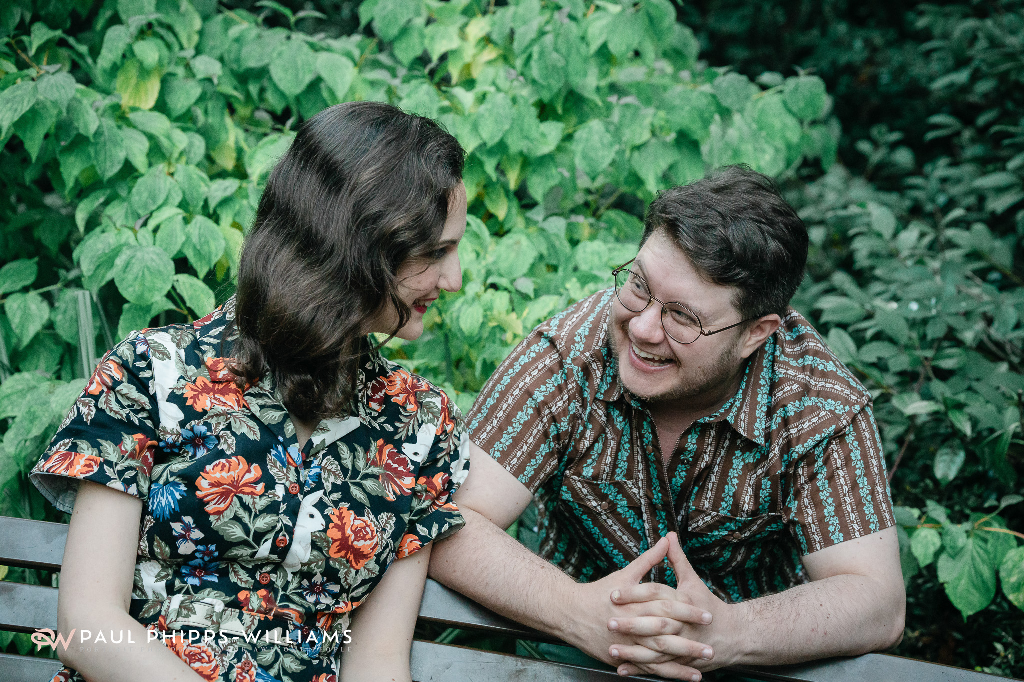 Fio laughs with Georgia