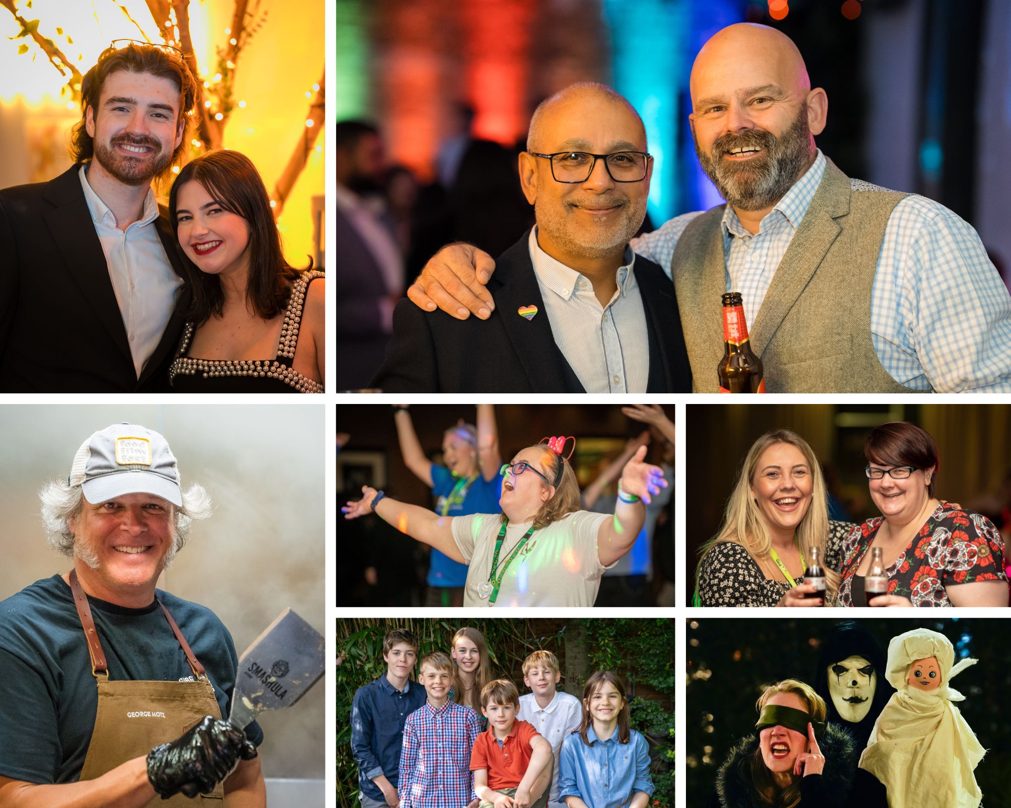A montage of event photography taken by Birmingham Photographer Paul Phipps-WIlliams