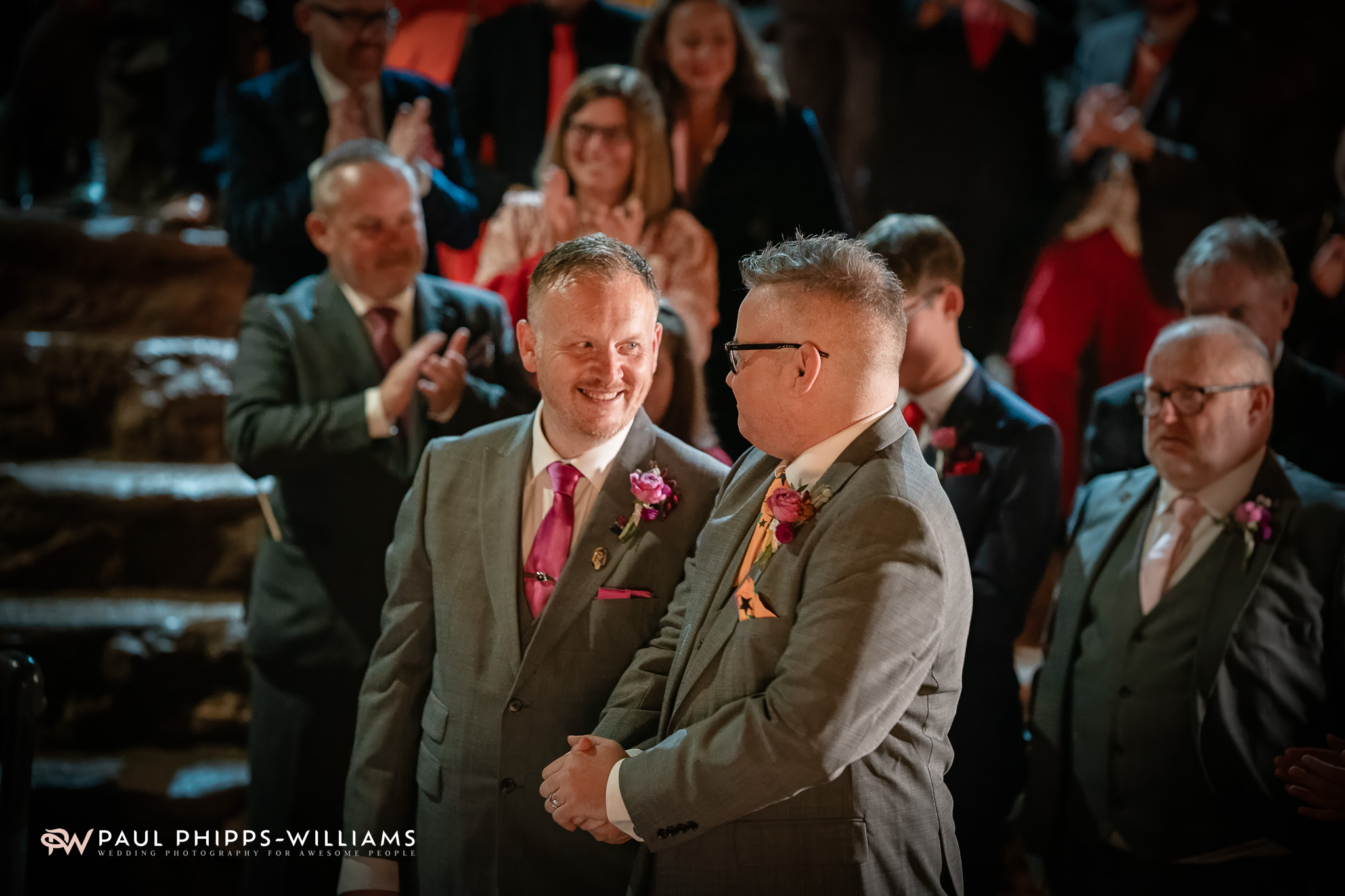 Andy and Dan getting married at Wookey Hole Caves