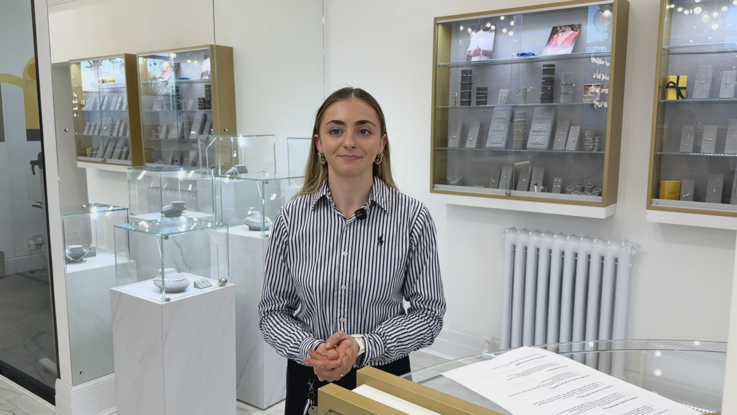 Hana, an engagement ring specialist from Astella in the Jewellery Quarter, Birmingham