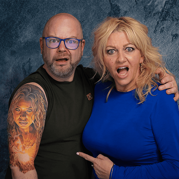 Paul Phipps-williams and Camille coduri
