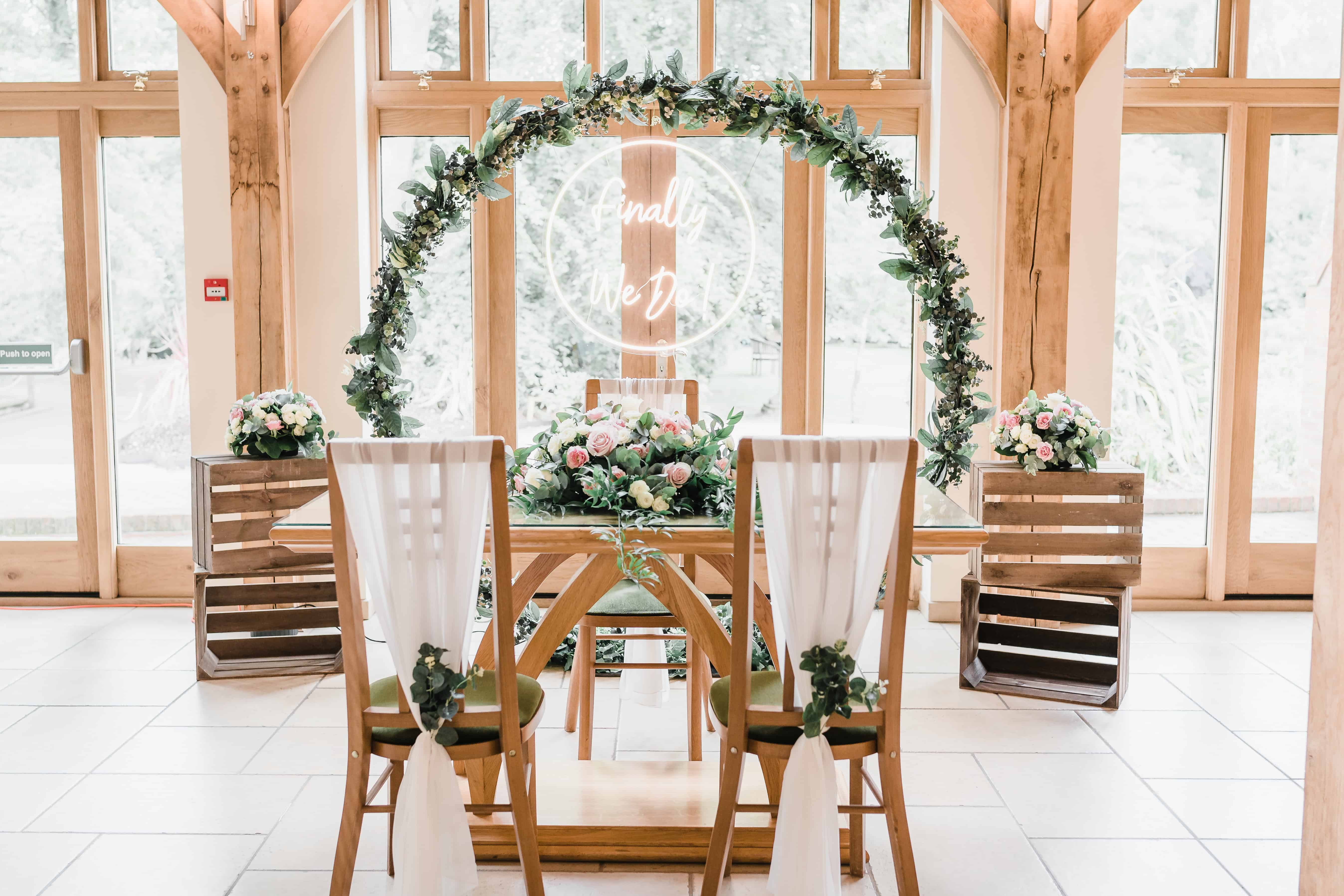 the reviervale barn ceremony space