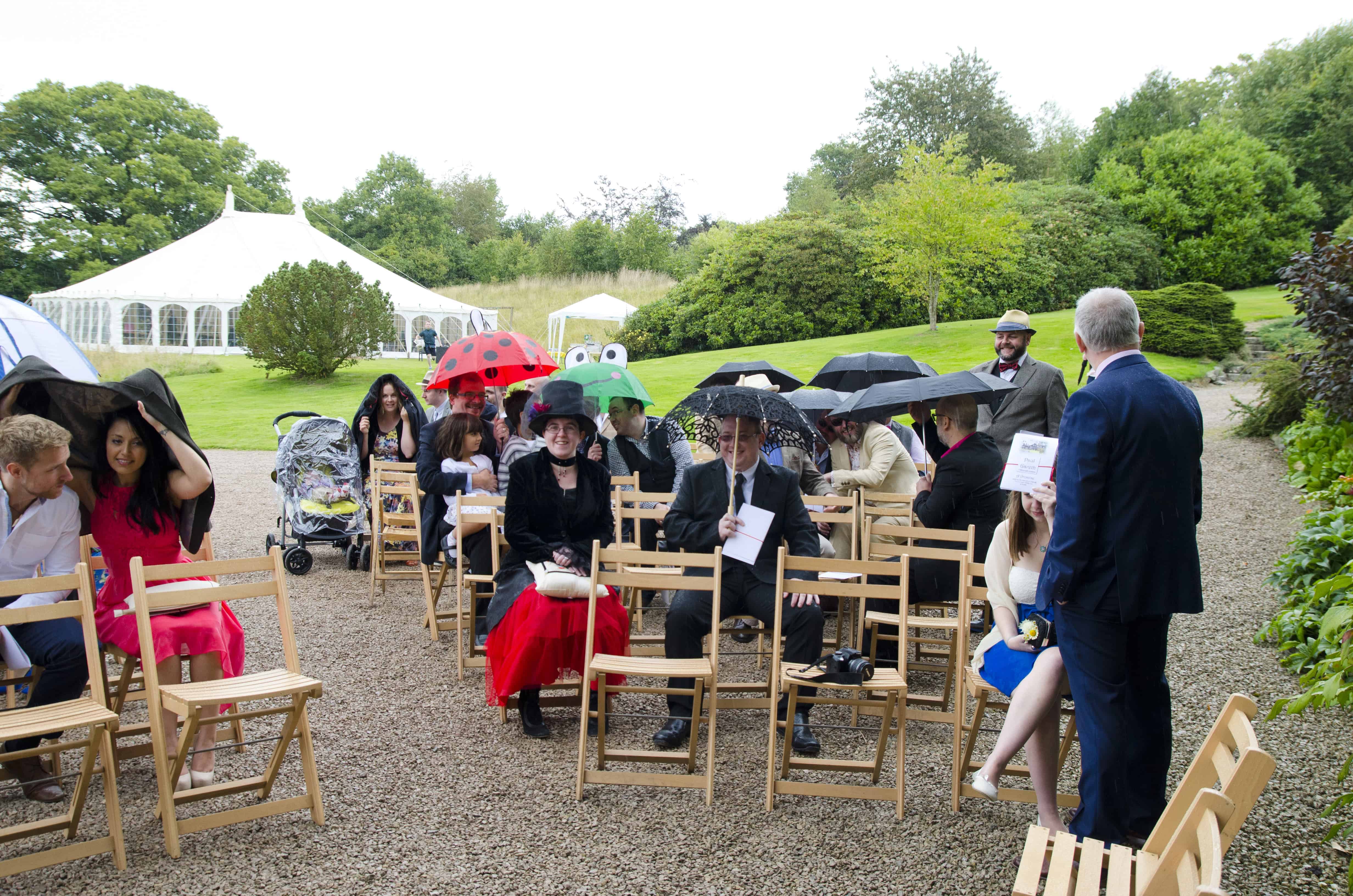 wedding day rain